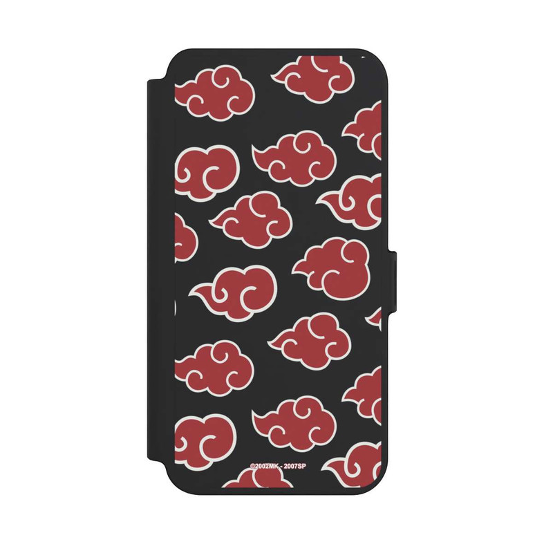 Galaxy S25 + NIVOflip Akatsuki Pattern Transparent