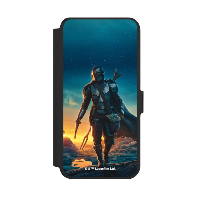 Galaxy S25 + NIVOflip Couché de Soleil The Mandalorian