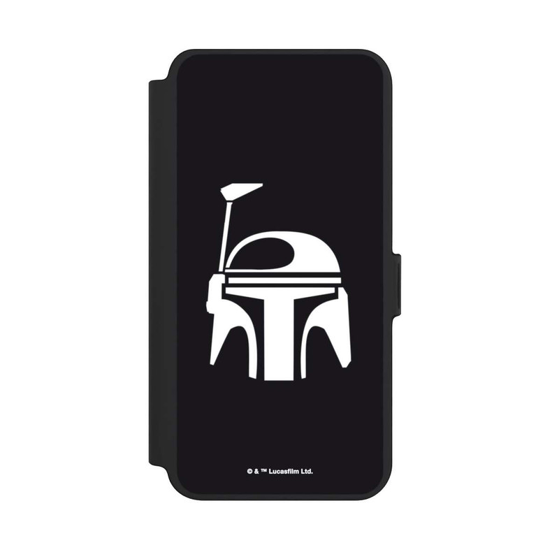 Galaxy S25 + NIVOflip Casque Boba Fett Noir