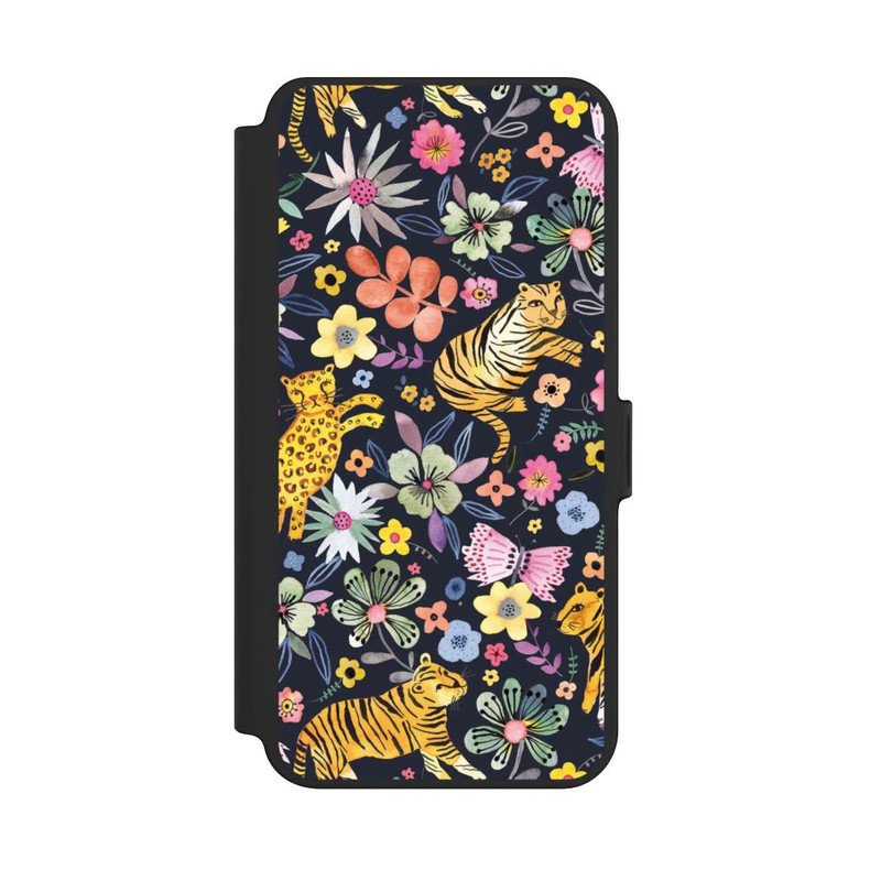 Galaxy S25 + NIVOflip Tigres & Fleurs du Printemps