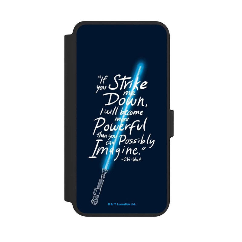 Galaxy S25 + NIVOflip Zitat Obi Wan