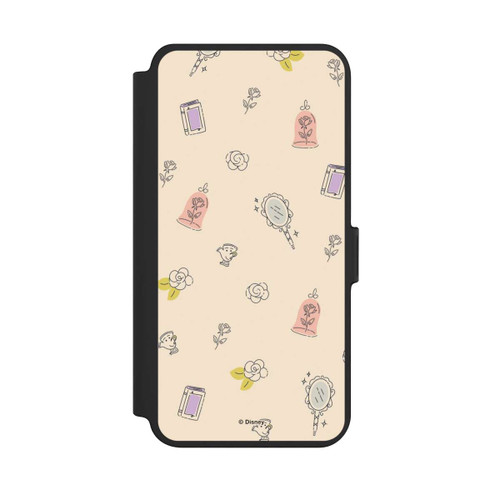 Samsung Galaxy S25+  NIVOflip Princess Accessoires Pattern Beige Disney Princess 