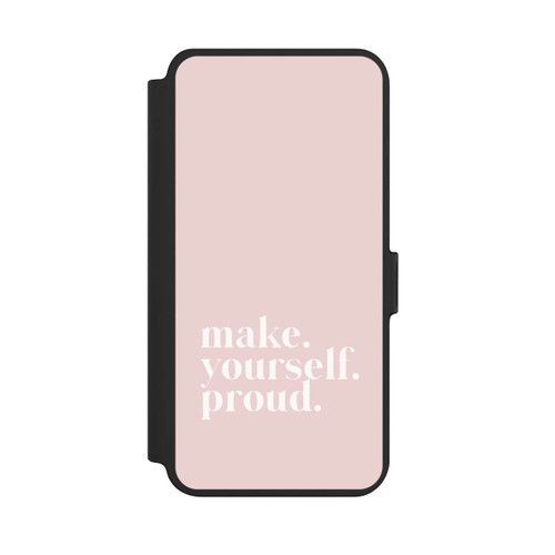 Samsung Galaxy S25+  NIVOflip Make Yourself Proud Zitat - Altrosa
