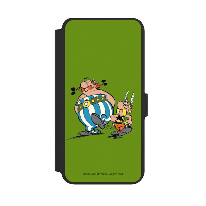 Galaxy S25 + NIVOflip Asterix and Obelix Grün