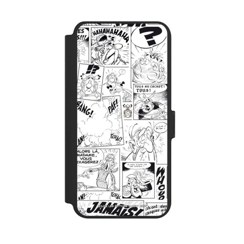 Samsung Galaxy S25+  NIVOflip Asterix Comic Schwarz und Weiß