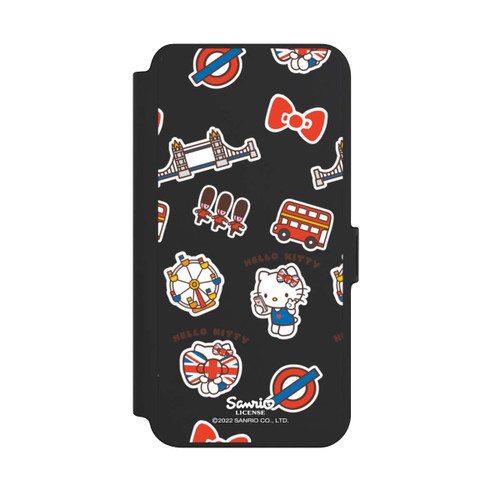 Samsung Galaxy S25+  NIVOflip Hello Kitty Londoner Abzeichen Transparent