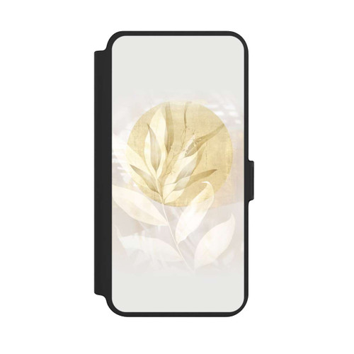 Samsung Galaxy S25+  NIVOflip Boho Gold Blumen Kunst