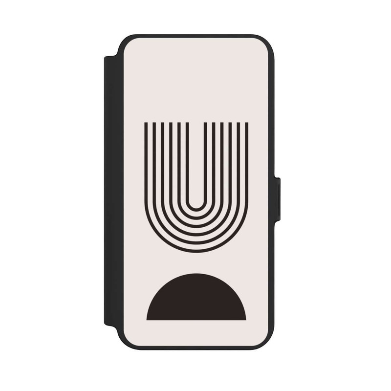 Galaxy S25 + NIVOflip Art moderne Lignes noires