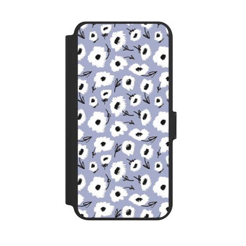 Samsung Galaxy S25+  NIVOflip Pattern Fleurs Lilas