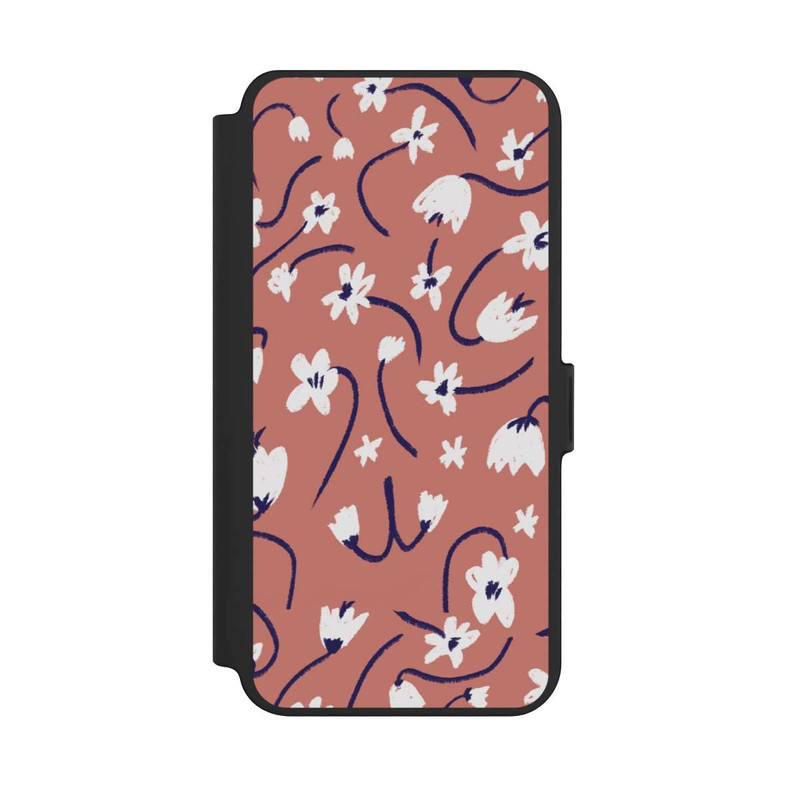 Galaxy S25 + NIVOflip Motif Petites Fleurs