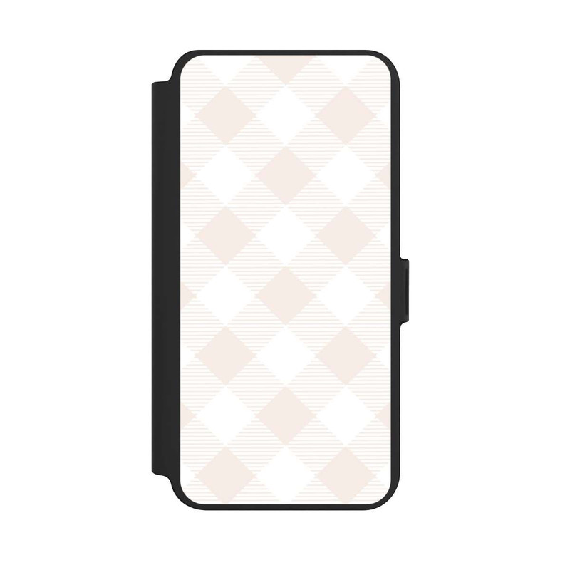 Galaxy S25 + NIVOflip Muster Pastellrosa