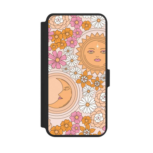 Samsung Galaxy S25+  NIVOflip Mond-Sonne-Blumen