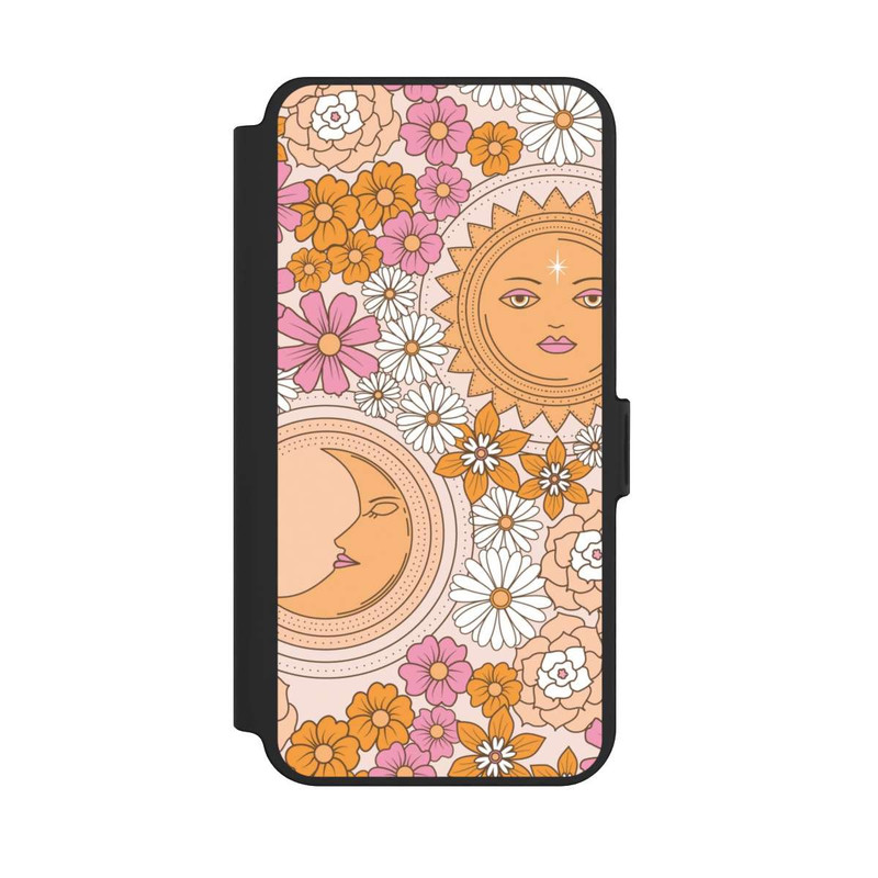 Galaxy S25 + NIVOflip Fleurs Soleil & Lune