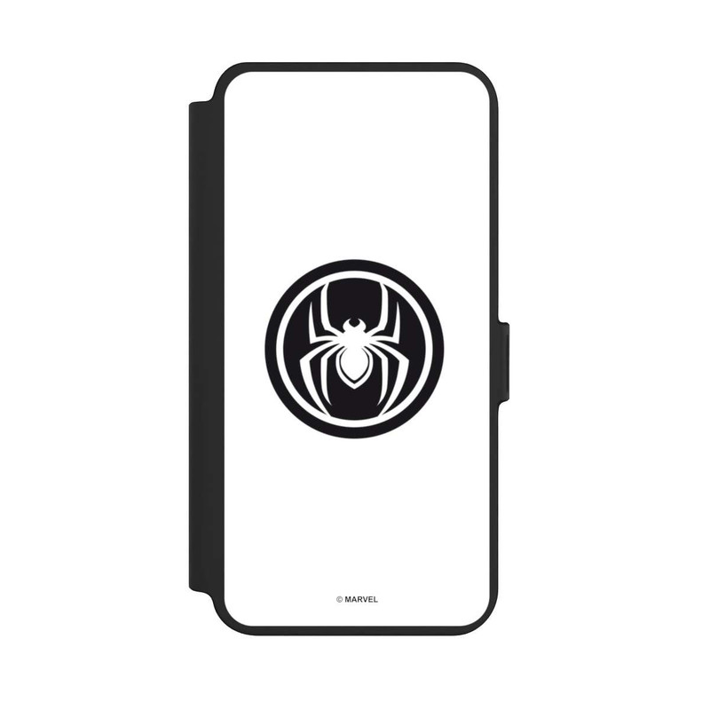 Galaxy S25 + NIVOflip Spider-Man Logo White
