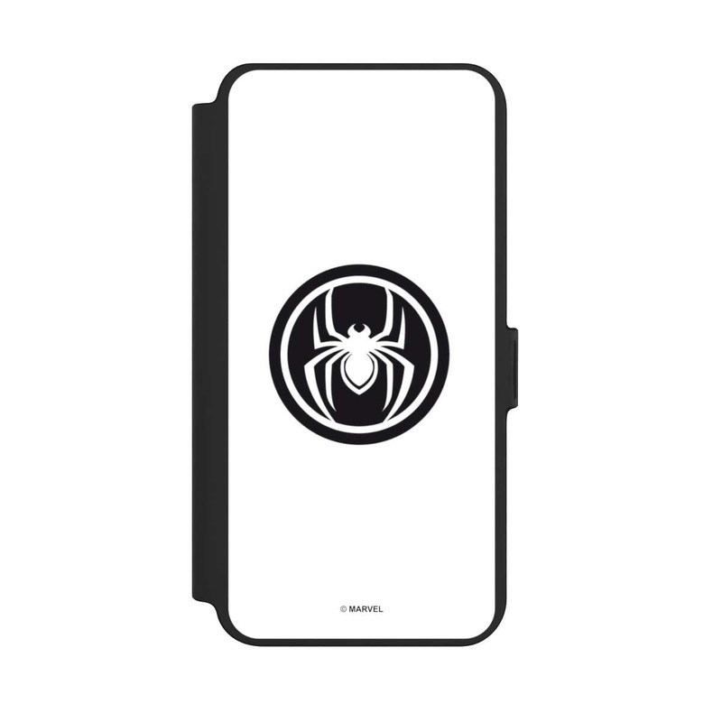 Galaxy S25 + NIVOflip Spider-Man Spider Logo White