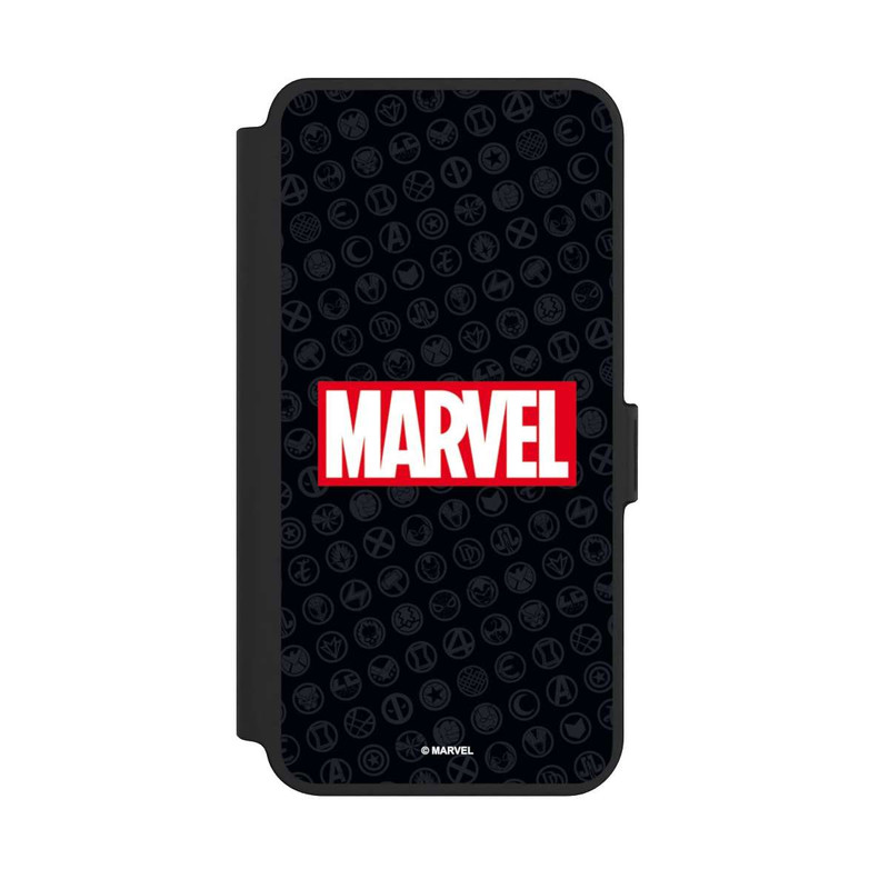 Galaxy S25 + NIVOflip Marvel Logo Black Red 