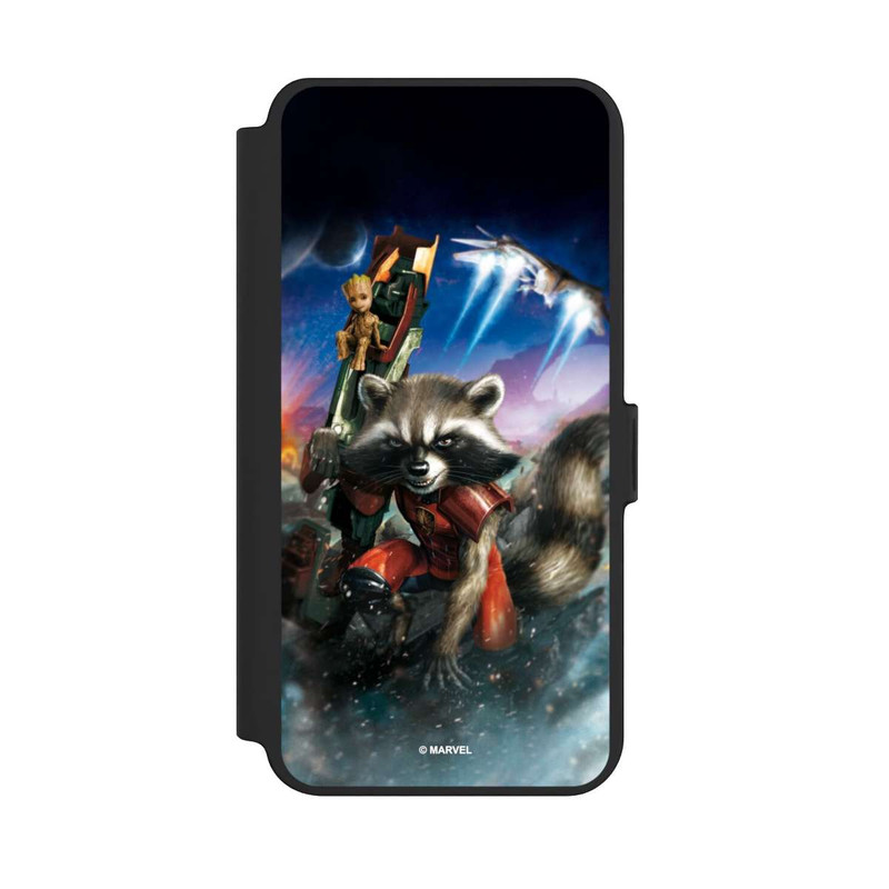 Galaxy S25 + NIVOflip Rocket & Baby Groot Guardians Of The Galaxy