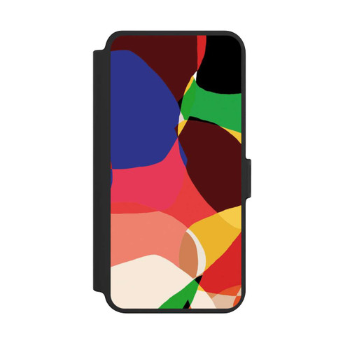 Samsung Galaxy S25+  NIVOflip Colorful Retro Shapes Background