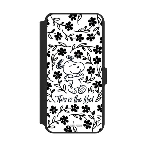 Samsung Galaxy S25+  NIVOflip Snoopy This Is The Life Noir &amp; Blanc