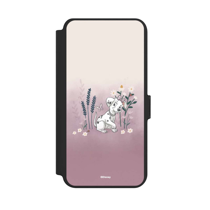 Galaxy S25 + NIVOflip 101 Dalamatiner mit Blumen