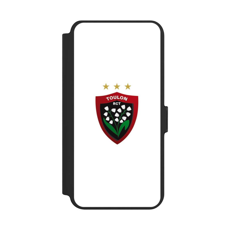 Galaxy S25 + NIVOflip RC Toulonnais Logo Weiß