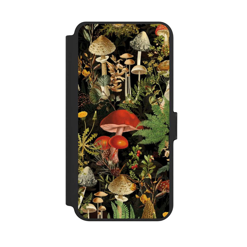 Galaxy S25 + NIVOflip Verschiedene Pilze Im Wald
