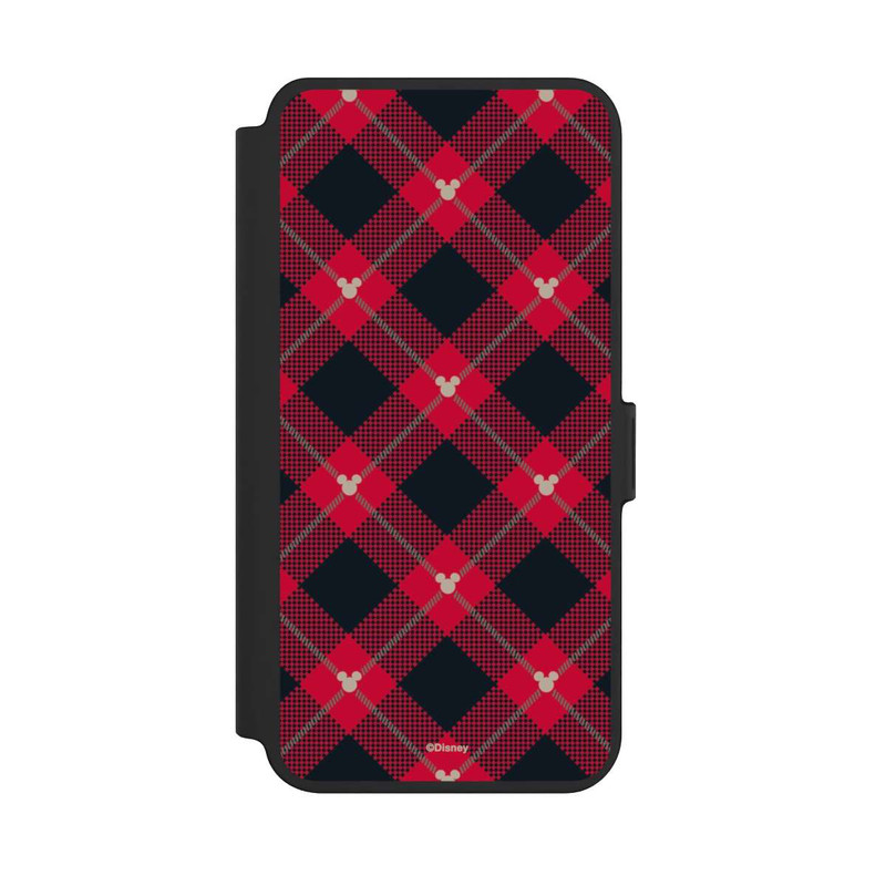 Galaxy S25 + NIVOflip Mickey Weihnachtsmuster Rot