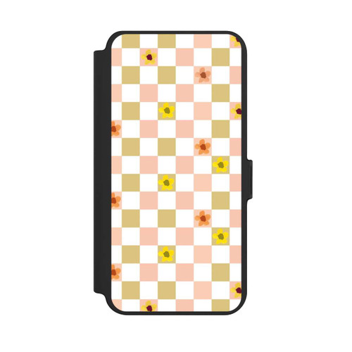 Samsung Galaxy S25+  NIVOflip Checks Nostalgic Pastel Flowers