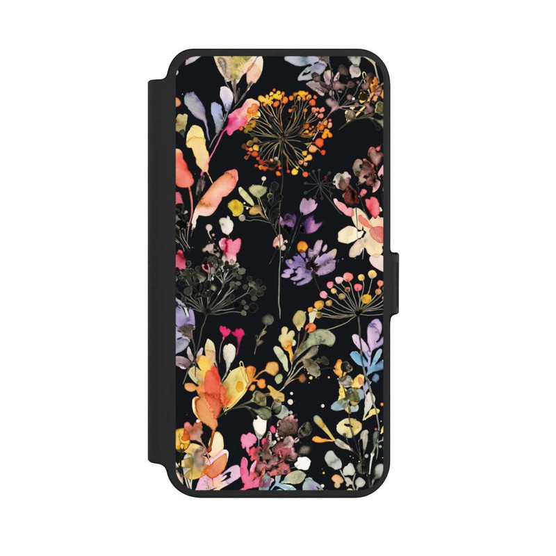Galaxy S25 + NIVOflip Wilde Gräser schwarz