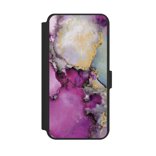 Samsung Galaxy S25+  NIVOflip Alcohol Ink Art Pink