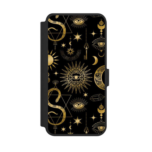 Samsung Galaxy S25+  NIVOflip Himmlische Sonne und Mond Steampunk