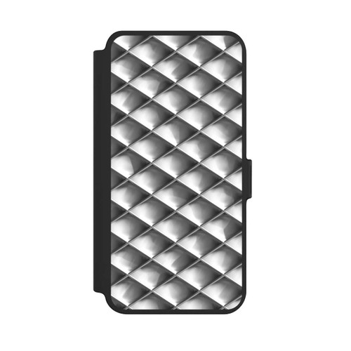 Samsung Galaxy S25+  NIVOflip Glamour Silver Squares