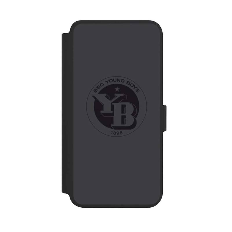 Galaxy S25 + NIVOflip BSC YB Logo Grau