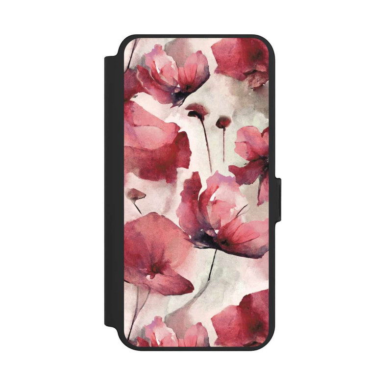 Galaxy S25 + NIVOflip Coquelicots sauvages avec IA