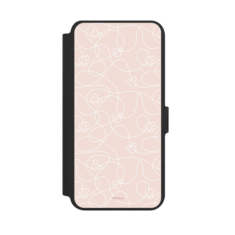 Galaxy S25 + NIVOflip Micky Line Art Pattern Rose 