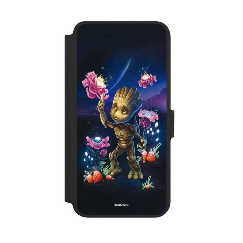 Galaxy S25 + NIVOflip Baby Groot Fleurs