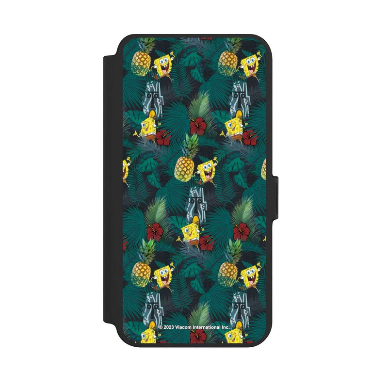 Galaxy S25 + NIVOflip Spongebob Ananas-Muster