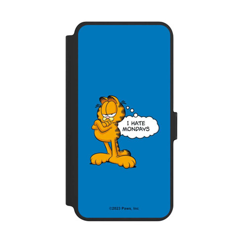 Samsung Galaxy S25+  NIVOflip Garfield I Hate Mondays Blau