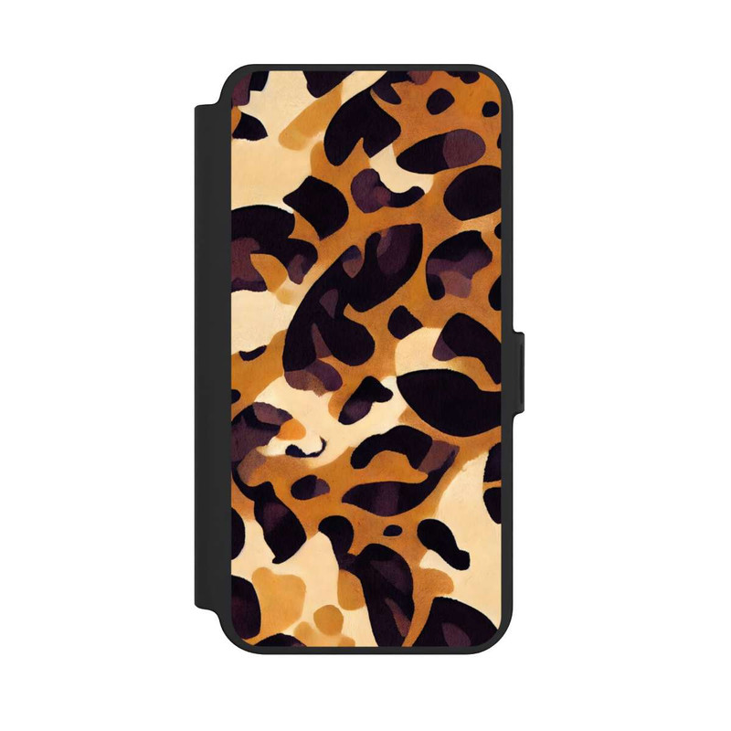 Galaxy S25 + NIVOflip motif lion marron clair