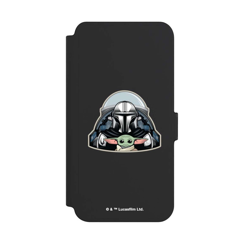 Galaxy S25 + NIVOflip Mando und Grogu Transparent
