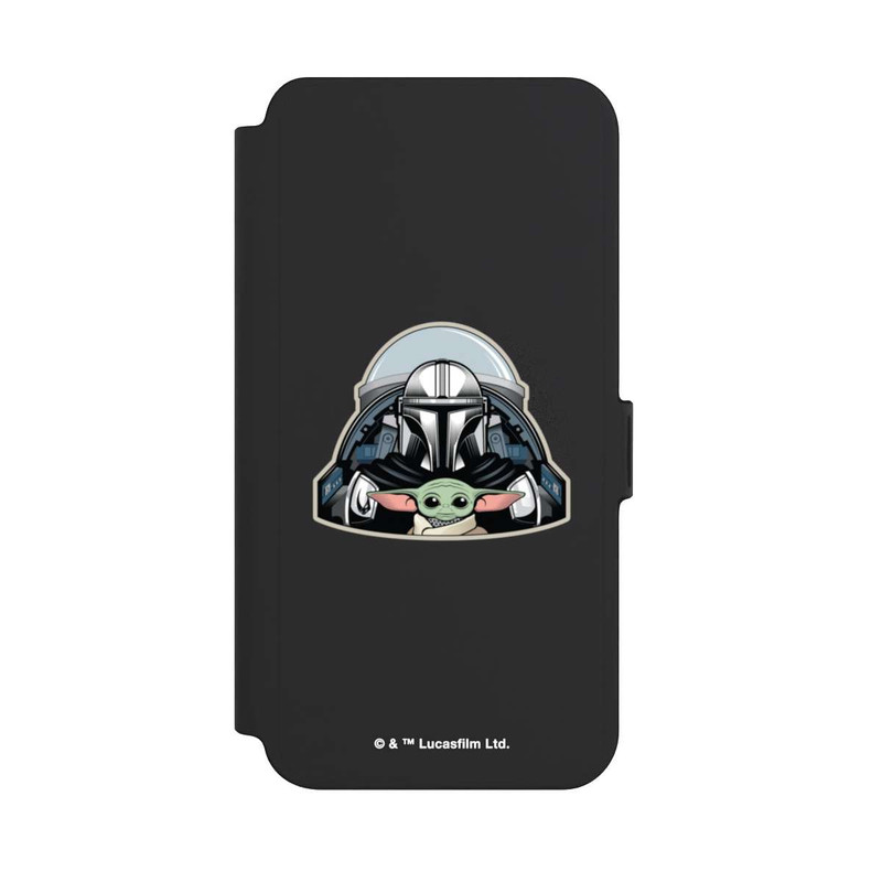 Galaxy S25 + NIVOflip Mando et Grogu Transparent