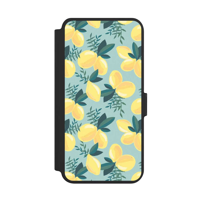 Galaxy S25 + NIVOflip Gemalte Zitronen