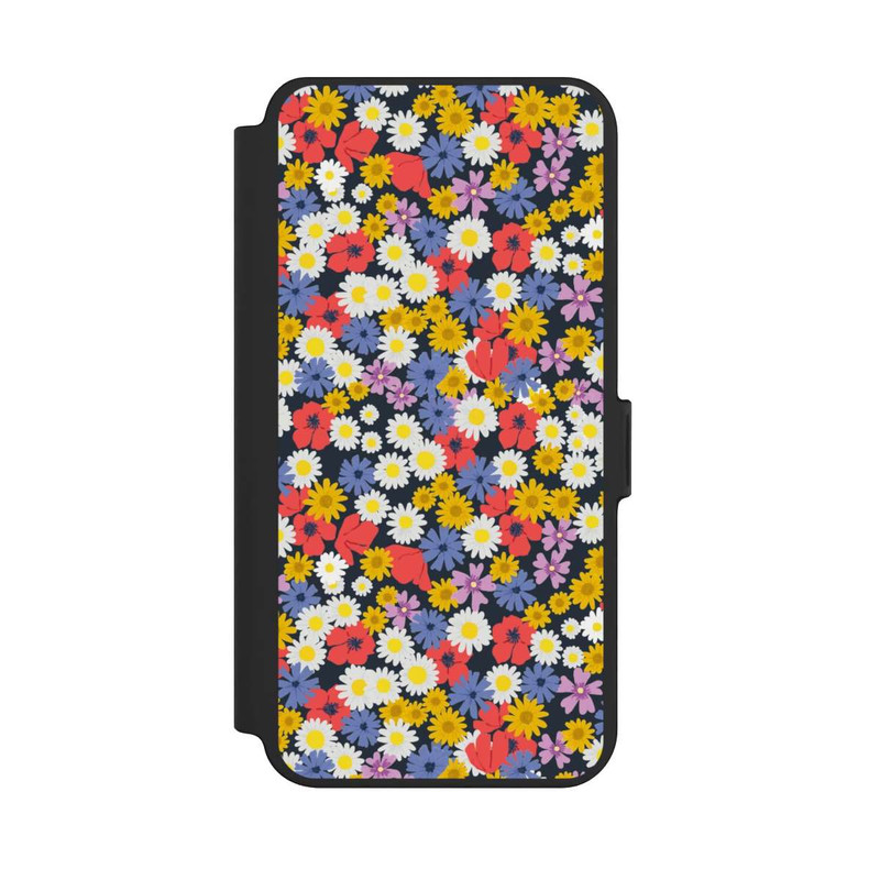 Galaxy S25 + NIVOflip Motif de fleurs sauvages
