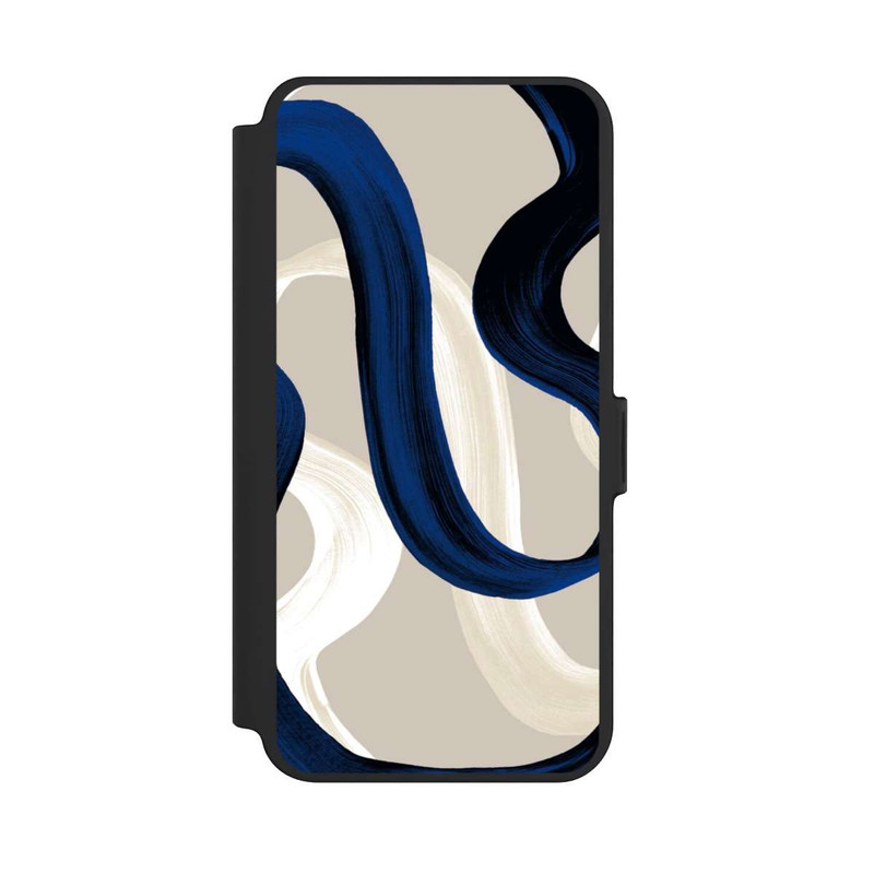 Galaxy S25 + NIVOflip Traits de pinceau abstraits 80