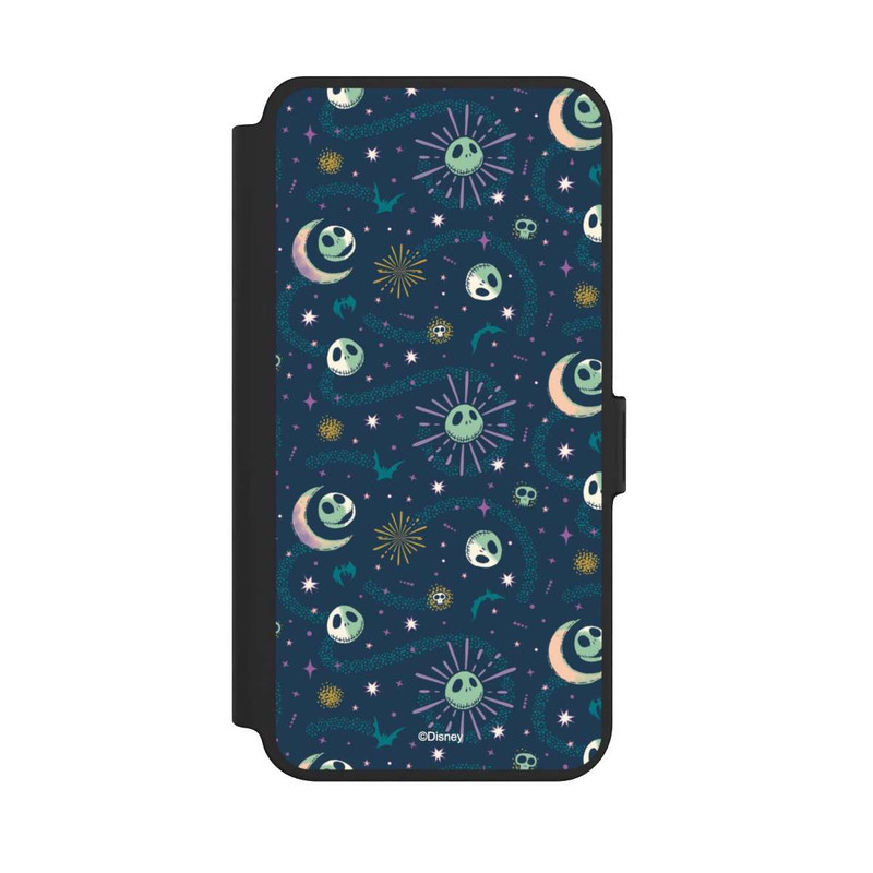 Galaxy S25 + NIVOflip Nightmare Before Christmas Jack Skellington Mond Muster