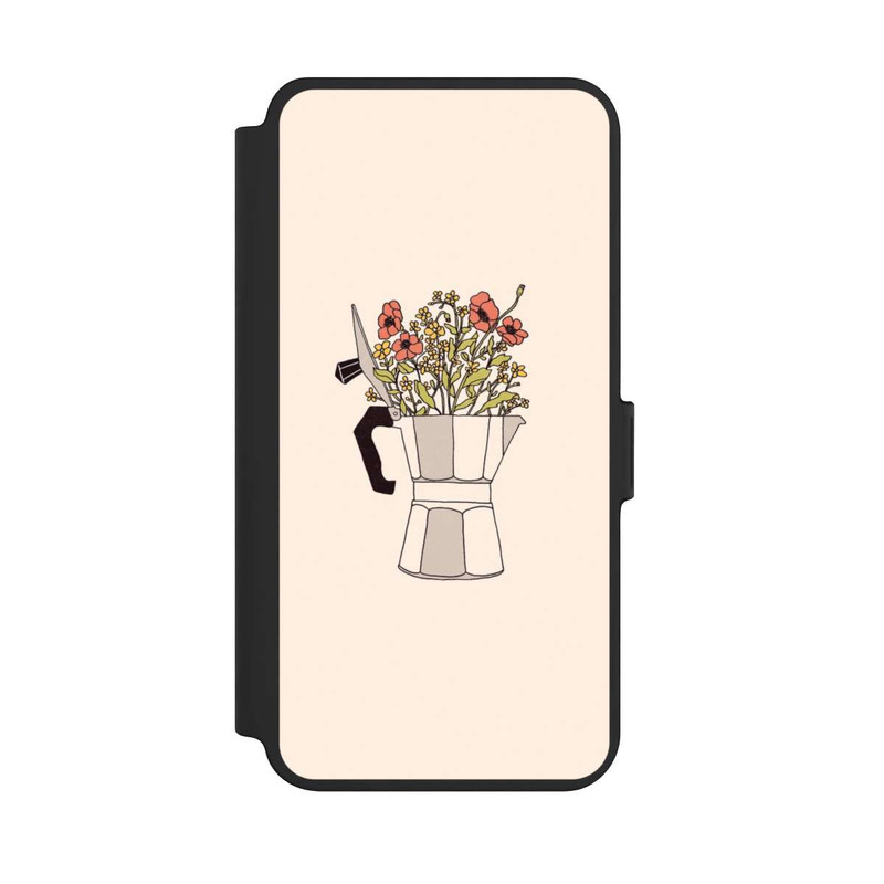 Galaxy S25 + NIVOflip Moka Blumen