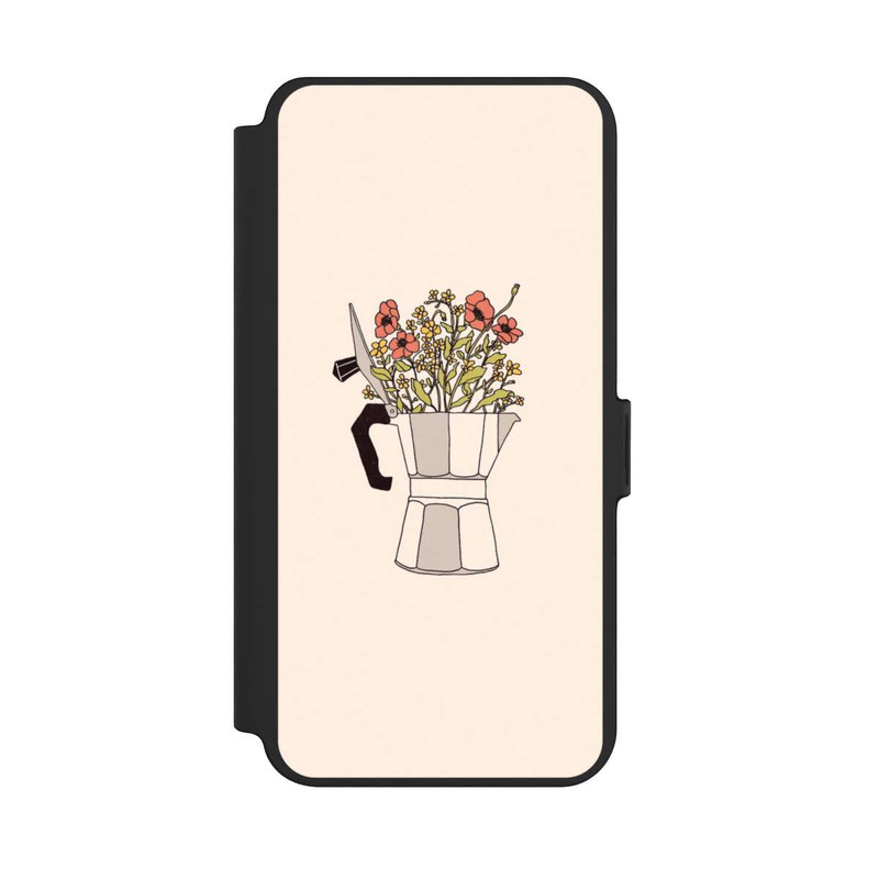 Galaxy S25 + NIVOflip Fleurs Moka