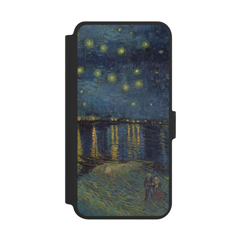 Galaxy S25 + NIVOflip Die Sternennacht by Vincent van Gogh