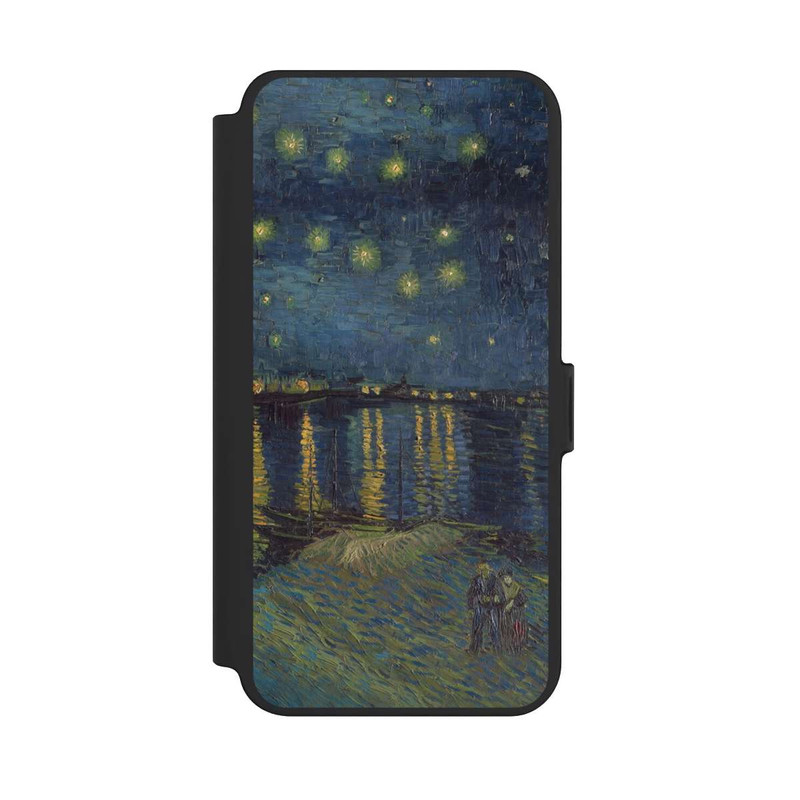 Galaxy S25 + NIVOflip Die Sternennacht by Vincent van Gogh