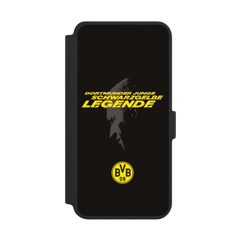 Galaxy S25 + NIVOflip Danke Marco Schwarzgelbe Legende